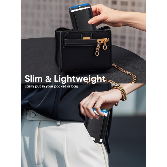 Miroddi Credit Card Holder, Premium Leather Small Wallet for Women RFID Blocking - Picture 2 of 5